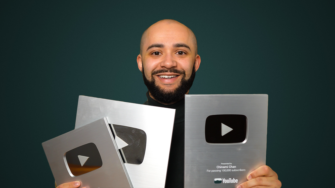 Morgan Burton with YouTube play buttons